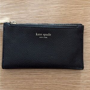 Kate Spade Black Textured Wallet